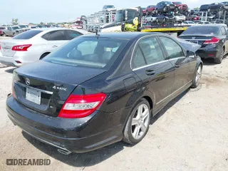 2011 Mercedes-Benz C-Class C 300 Sport with VIN WDDGF8BB3BA524353, listed as a IAAI auction lot 41886644 with 75,325 mi miles. Bid and sale history available at carsss.com. Image 4.