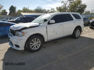 2020 Dodge Durango Pursuit with VIN 1C4SDJFT9LC166508, listed as a Copart auction lot 79771954 with 106,892 mi miles and Salvage title. Bid and sale history available at DreamBid. Image 1.