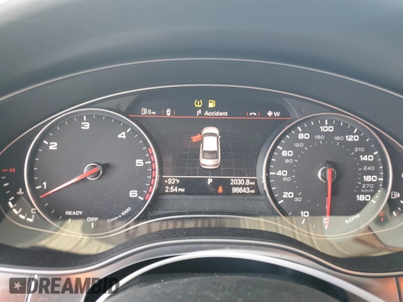 2016 Audi A6 3.0L TDI Premium Plus with VIN WAUFMAFC3GN019416, listed as a Copart auction lot 72694264 with 96,643 mi miles and Salvage Title. Bid and sale history available at carsss.com. Image 9.