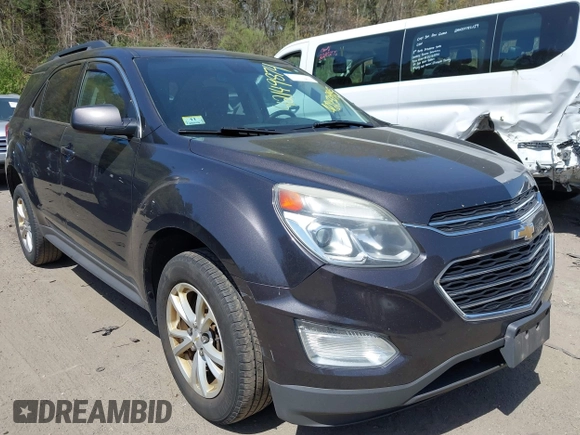 2016 Chevrolet Equinox LT with VIN 2GNFLFEK0G6338103, listed as a IAAI auction lot 42149874 with 154,327 mi miles and . Bid and sale history available at carsss.com. Image 1.