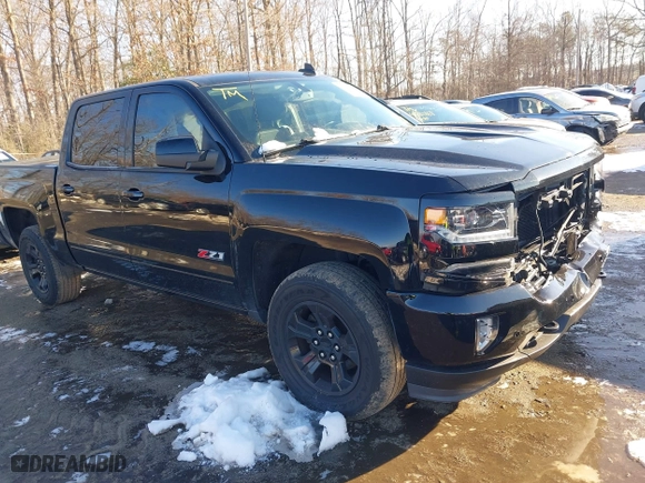 2017 Chevrolet Silverado 1500 LTZ with VIN 3GCUKSEC6HG263854, listed as a IAAI auction lot 41275123 with 70,009 mi miles. Bid and sale history available at carsss.com. Image 1.