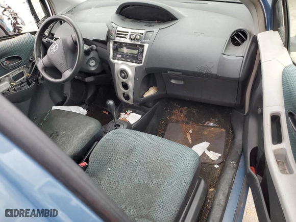 2008 Toyota Yaris with VIN JTDJT923785197139, listed as a Copart auction lot 43402155 with 0 mi miles and Salvage Title. Bid and sale history available at carsss.com. Image 8.