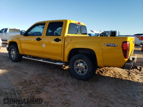 2007 GMC Canyon SLE2 with VIN 1GTDT13E578135217, listed as a Copart auction lot 81773394 with 167,936 mi miles and Salvage Title. Bid and sale history available at carsss.com. Image 2.