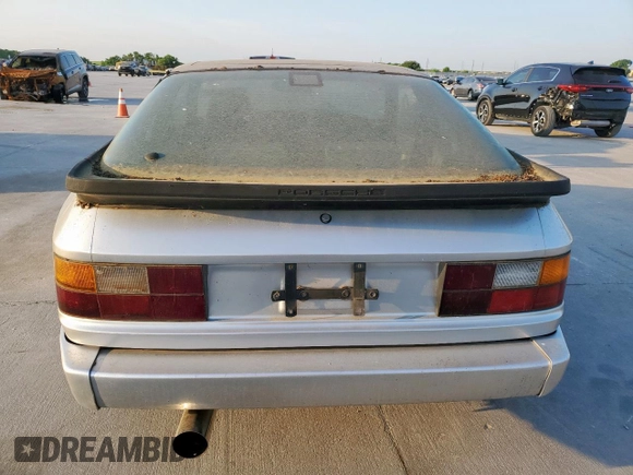 1986 Porsche 944 with VIN WP0AA0959GN151528, listed as a Copart auction lot 53332365 with 142,459 mi miles and Clean Title. Bid and sale history available at carsss.com. Image 6.