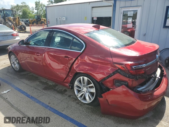 2015 Buick Regal Premium I with VIN 2G4GN5EX2F9134148, listed as a Copart auction lot 61586075 with 94,263 mi miles and Salvage title. Bid and sale history available at DreamBid. Image 2.