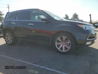 2010 Acura MDX Advance with VIN 2HNYD2H53AH533597, listed as a Copart auction lot 77006174 with 123,981 mi miles and Salvage Title. Bid and sale history available at DreamBid. Image 4.
