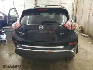 2017 Nissan Murano SV with VIN 5N1AZ2MG0HN123840, listed as a Copart auction lot 49906615 with 93,404 mi miles and Salvage Title. Bid and sale history available at carsss.com. Image 6.