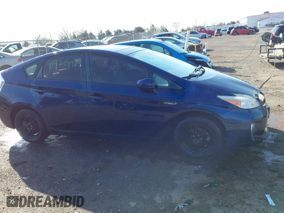 2013 Toyota Prius One with VIN JTDKN3DU1D1726152, listed as a IAAI auction lot 41925448 with 124,185 mi miles. Bid and sale history available at carsss.com. Image 13.