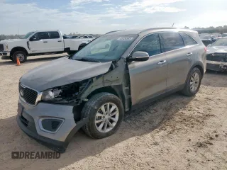 2017 Kia Sorento LX with VIN 5XYPG4A53HG189096, listed as a Copart auction lot 63436585 with 185,628 mi miles and Salvage title. Bid and sale history available at DreamBid. Image 1.