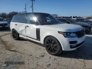 2017 Land Rover Range Rover with VIN SALGS5FE8HA337216, listed as a Copart auction lot 85522694 with 145,269 mi miles and Salvage title. Bid and sale history available at DreamBid. Image 4.