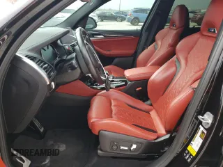 2020 BMW X3 M Competition with VIN 5YMTS0C00L9B84014, listed as a Copart auction lot 45115844 with 45,311 mi miles. Bid and sale history available at carsss.com. Image 7.