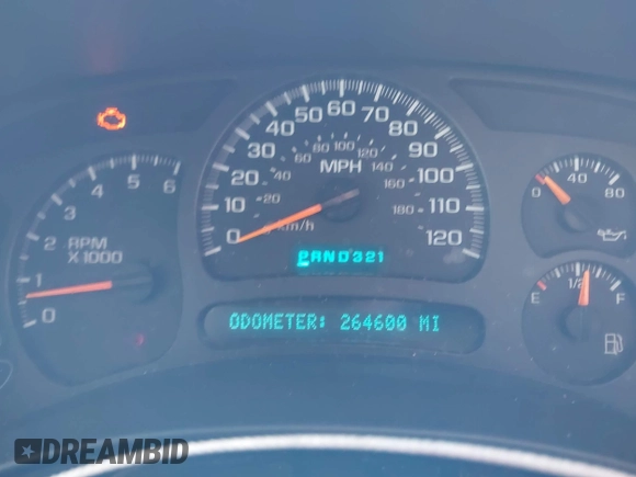 2003 Chevrolet Tahoe LS with VIN 1GNEC13V13R221799, listed as a IAAI auction lot 42488553 with 264,600 mi miles and . Bid and sale history available at DreamBid. Image 7.