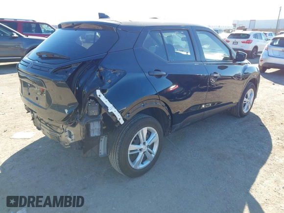 2024 Nissan Kicks S with VIN 3N1CP5BV8RL577358, listed as a IAAI auction lot 41379304 with 6,036 mi miles and . Bid and sale history available at DreamBid. Image 4.