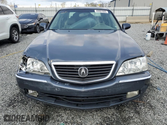 2004 Acura RL w/Navigation System with VIN JH4KA96604C007250, listed as a Copart auction lot 49997655 with 236,342 mi miles and Salvage Title. Bid and sale history available at DreamBid. Image 5.