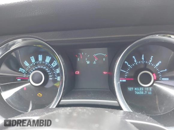 2013 Ford Mustang GT with VIN 1ZVBP8CF1D5261761, listed as a IAAI auction lot 42173607 with 76,658 mi miles and . Bid and sale history available at DreamBid. Image 7.