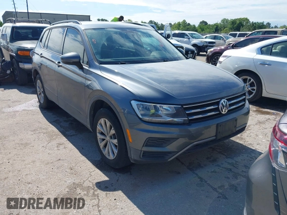 2019 Volkswagen Tiguan S with VIN 3VV1B7AX1KM085354, listed as a IAAI auction lot 42229851 with 85,169 mi miles and . Bid and sale history available at DreamBid. Image 1.