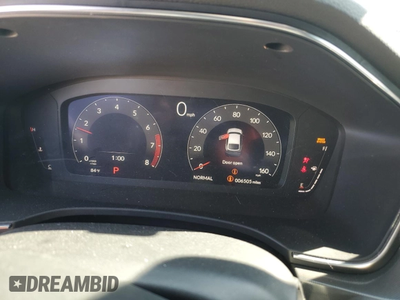 2024 Acura Integra w/A-Spec Technology Package with VIN 19UDE4H60RA022530, listed as a Copart auction lot 72598544 with 6,505 mi miles and Salvage Title. Bid and sale history available at carsss.com. Image 9.