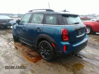 2022 MINI Countryman Cooper S with VIN WMZ83BR06N3N39575, listed as a IAAI auction lot 41477701 with 33,435 mi miles and . Bid and sale history available at DreamBid. Image 3.