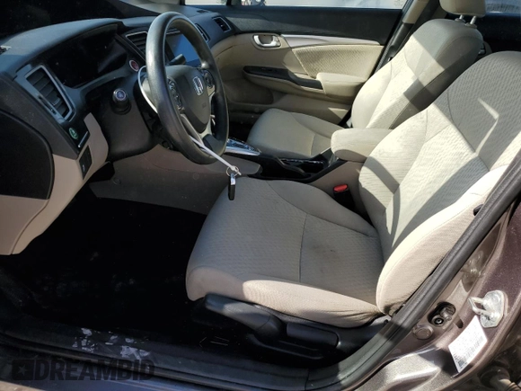 2015 Honda Civic EX with VIN 19XFB2F82FE044594, listed as a Copart auction lot 49884945 with 82,094 mi miles and Salvage Title. Bid and sale history available at DreamBid. Image 7.