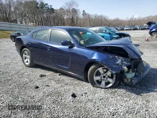 2014 Dodge Charger SE with VIN 2C3CDXBG1EH150033, listed as a Copart auction lot 47695035 with 204,936 mi miles and Salvage Title. Bid and sale history available at DreamBid. Image 4.