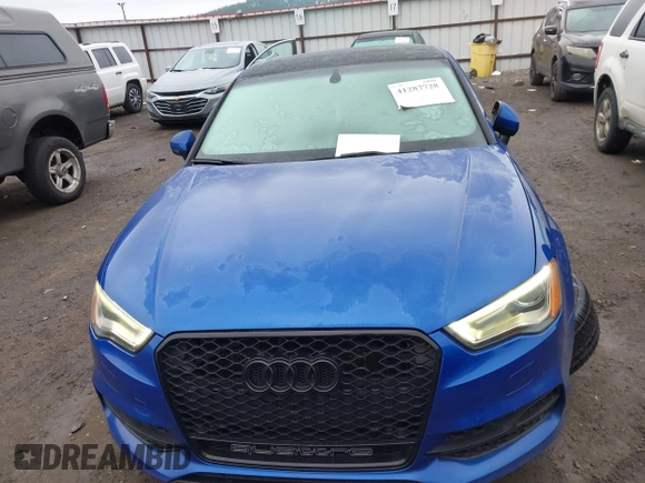 2016 Audi S3 Premium Plus with VIN WAUB1GFF2G1024912, listed as a IAAI auction lot 41287728 with 82,918 mi miles. Bid and sale history available at carsss.com. Image 12.
