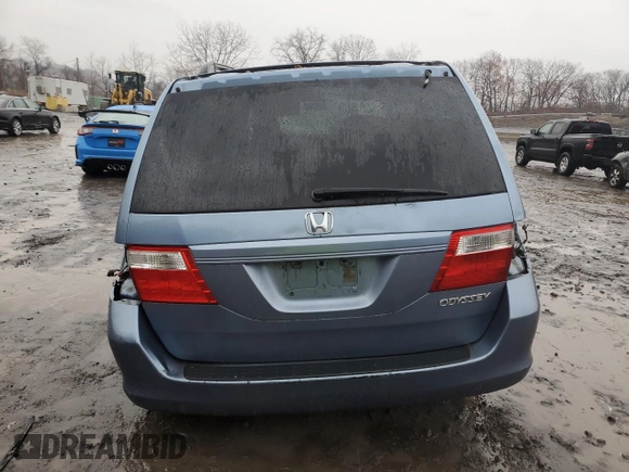 2005 Honda Odyssey EX-L with VIN 5FNRL38665B050953, listed as a Copart auction lot 82471244 with 0 mi miles and Clean Title. Bid and sale history available at carsss.com. Image 6.