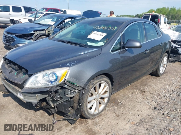 2012 Buick Verano with VIN 1G4PP5SK7C4209007, listed as a IAAI auction lot 42001351 with 34,328 mi miles and . Bid and sale history available at carsss.com. Image 2.