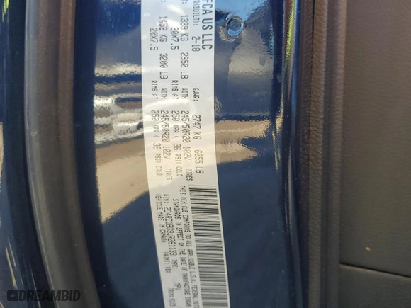 2018 Chrysler Pacifica Touring L with VIN 2C4RC1BG9JR261133, listed as a Copart auction lot 81594984 with 112,534 mi miles and Salvage Title. Bid and sale history available at carsss.com. Image 13.