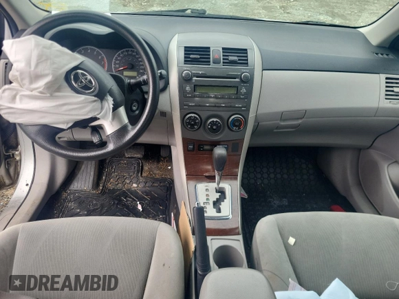2011 Toyota Corolla L with VIN 2T1BU4EE0BC609090, listed as a Copart auction lot 52022585 with Not Provided miles and Salvage Title. Bid and sale history available at carsss.com. Image 8.