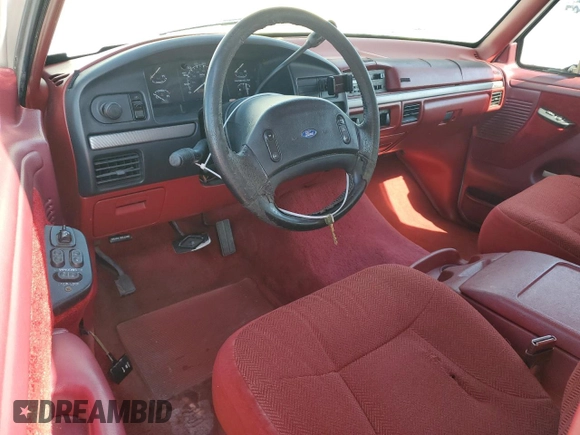 1993 Ford F-150 with VIN 1FTEX15H9PKA01412, listed as a Copart auction lot 54671975 with Not provided miles and Salvage title. Bid and sale history available at DreamBid. Image 8.