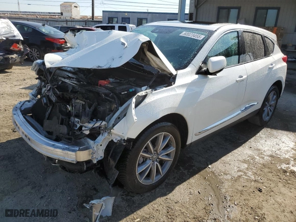 2019 Acura RDX w/Technology Pkg with VIN 5J8TC1H5XKL007583, listed as a Copart auction lot 50023455 with 86,463 mi miles and Salvage Title. Bid and sale history available at carsss.com. Image 1.