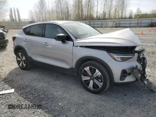 2023 Volvo C40 Recharge Pure Electric Plus with VIN YV4ED3GL6P2065328, listed as a Copart auction lot 52031755 with 6,246 mi miles and Salvage Title. Bid and sale history available at carsss.com. Image 4.