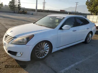 2015 Hyundai Equus Signature with VIN KMHGH4JH1FU094339, listed as a Copart auction lot 88729095 with 124,376 mi miles and Salvage Title. Bid and sale history available at DreamBid. Image 1.