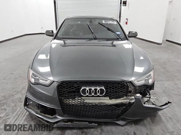 2016 Audi S5 Premium Plus with VIN WAUC4AFR5GA022381, listed as a Copart auction lot 71720084 with 104,010 mi miles and Clean Title. Bid and sale history available at carsss.com. Image 5.