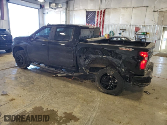 2020 Chevrolet Silverado 1500 LT Trail Boss with VIN 1GCPYFEL6LZ308318, listed as a Copart auction lot 45527615 with 45,415 mi miles and Salvage Title. Bid and sale history available at carsss.com. Image 2.
