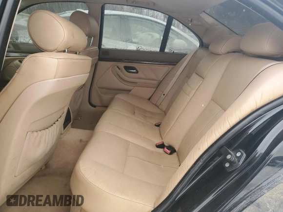 2003 BMW 5 Series 530iA with VIN WBADT634X3CK41414, listed as a Copart auction lot 85972294 with 153,889 mi miles and Salvage Title. Bid and sale history available at carsss.com. Image 10.