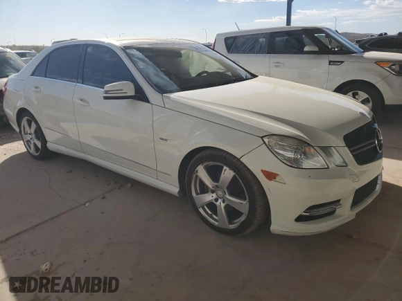 2012 Mercedes-Benz E E 350 Luxury with VIN WDDHF5KB2CA596827, listed as a Copart auction lot 88152985 with 132,042 mi miles and Salvage Title. Bid and sale history available at carsss.com. Image 4.