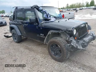 2008 Jeep Wrangler Unlimited X with VIN 1J4GA39108L501130, listed as a IAAI auction lot 42182601 with 177,507 mi miles and . Bid and sale history available at DreamBid. Image 1.
