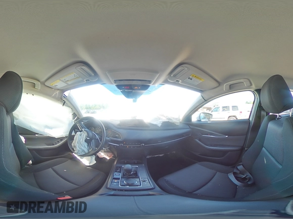 2023 Mazda CX-30 S with VIN 3MVDMBAM0PM506565, listed as a Copart auction lot 57699125 with 7,345 mi miles and Salvage title. Bid and sale history available at DreamBid. Image 16.