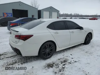 2020 Acura TLX w/A-Spec Pkg with VIN 19UUB3F65LA801225, listed as a Copart auction lot 85669874 with 71,175 mi miles and Salvage Title. Bid and sale history available at carsss.com. Image 3.