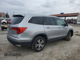 2017 Honda Pilot EX with VIN 5FNYF6H38HB019136, listed as a Copart auction lot 85673444 with Not Provided miles and Salvage Title. Bid and sale history available at DreamBid. Image 3.