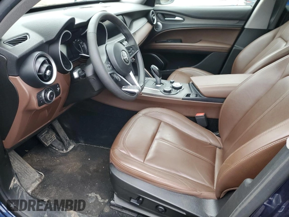 2019 Alfa Romeo Stelvio Ti with VIN ZASPAKBN4K7C58880, listed as a Copart auction lot 49688885 with 43,764 mi miles and Clean title. Bid and sale history available at DreamBid. Image 7.