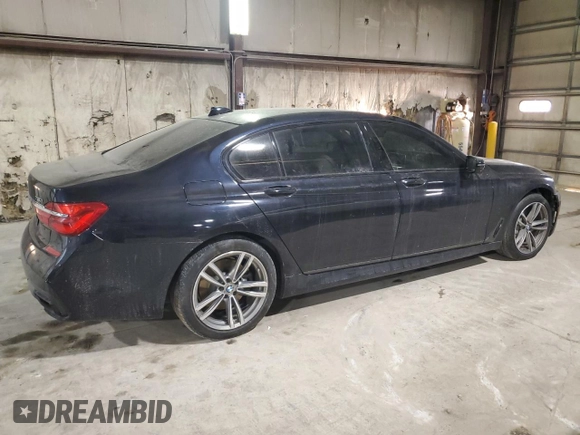 2017 BMW 7 Series with VIN WBA7F2C34HG423291, listed as a Copart auction lot 42914665 with 61,113 mi miles and Salvage Title. Bid and sale history available at DreamBid. Image 3.