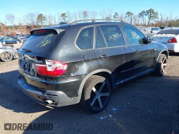 2008 BMW X5 3.0si with VIN 5UXFE43578L036366, listed as a IAAI auction lot 41181561 with 999,999 mi miles. Bid and sale history available at carsss.com. Image 4.
