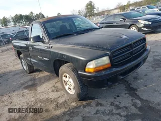 2001 Dodge Dakota with VIN 1B7FL26P01S344323, listed as a IAAI auction lot 41494859 with 1 mi miles. Bid and sale history available at carsss.com. Image 1.