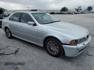 2002 BMW 5 Series 530i with VIN WBADT53482CE93352, listed as a Copart auction lot 51579024 with 149,521 mi miles and Salvage Title. Bid and sale history available at carsss.com. Image 4.