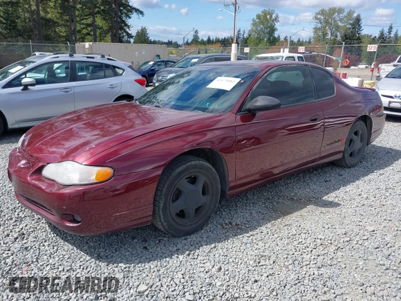 2001 Chevrolet Monte Carlo SS with VIN 2G1WX15K819340583, listed as a IAAI auction lot 42079082 with 123,213 mi miles. Bid and sale history available at carsss.com. Image 18.