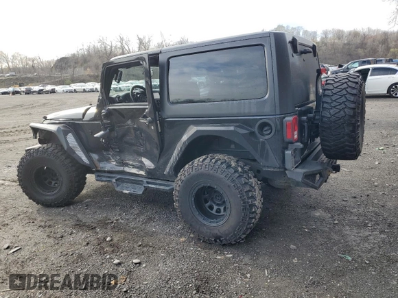 2017 Jeep Wrangler Sport with VIN 1C4AJWAG8HL569835, listed as a Copart auction lot 52822585 with 46,023 mi miles and Salvage Title. Bid and sale history available at DreamBid. Image 2.