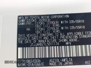 2020 Lexus NX 300 F Sport z VIN JTJJARBZ1L5011174, wystawiony jako IAAI lot #39919734 z przebiegiem 78 808 mil mil oraz . Historia ofert i sprzedaży dostępna na DreamBid. Obrazek 9.
