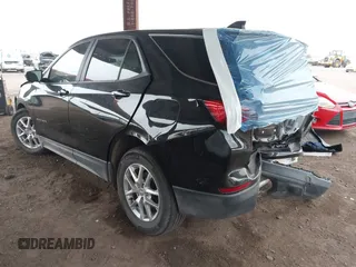 2024 Chevrolet Equinox LS with VIN 3GNAXHEG1RL142689, listed as a IAAI auction lot 41797893 with 13,335 mi miles and . Bid and sale history available at DreamBid. Image 3.